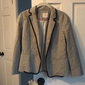 Loft striped blazer